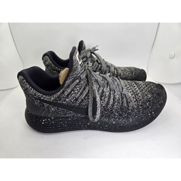 Nike LunarEpic Flyknit 2 Oreo Shoes Women's 7 Black Running Athletic Sneakers - Picture 1 of 7